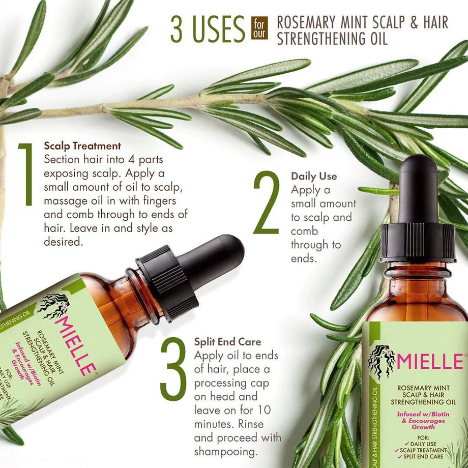 how to use mielle hair oil