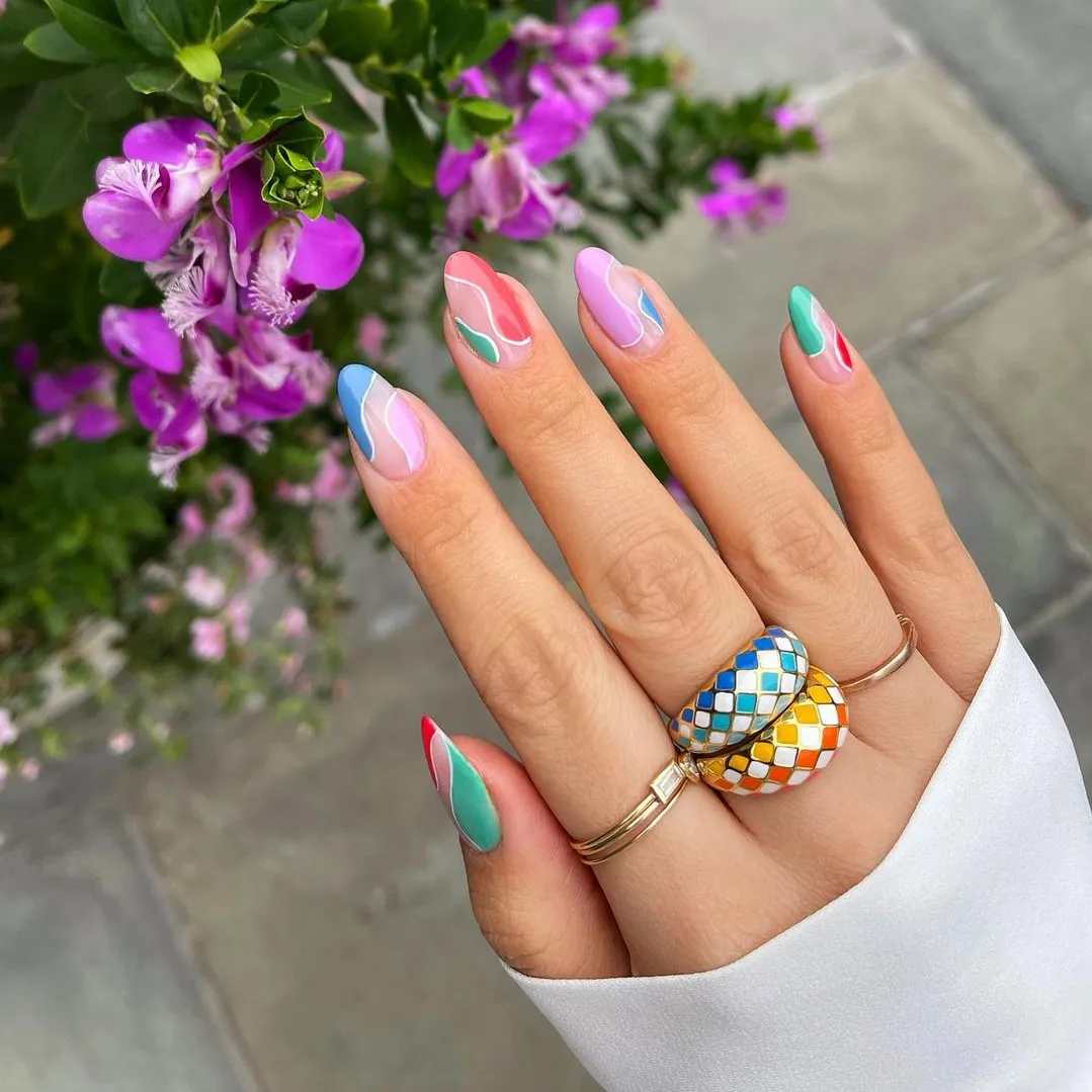 spring color nails