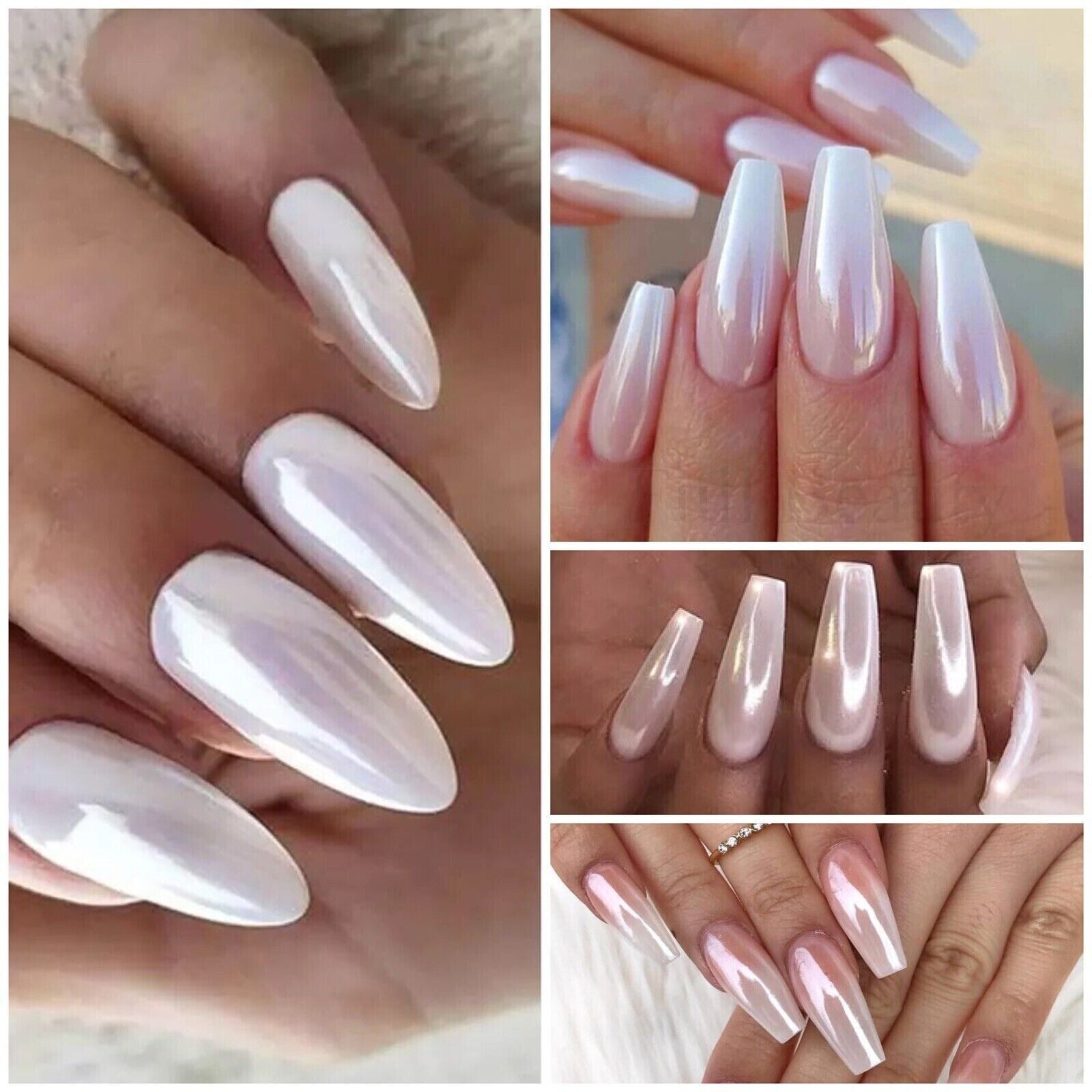 white nails