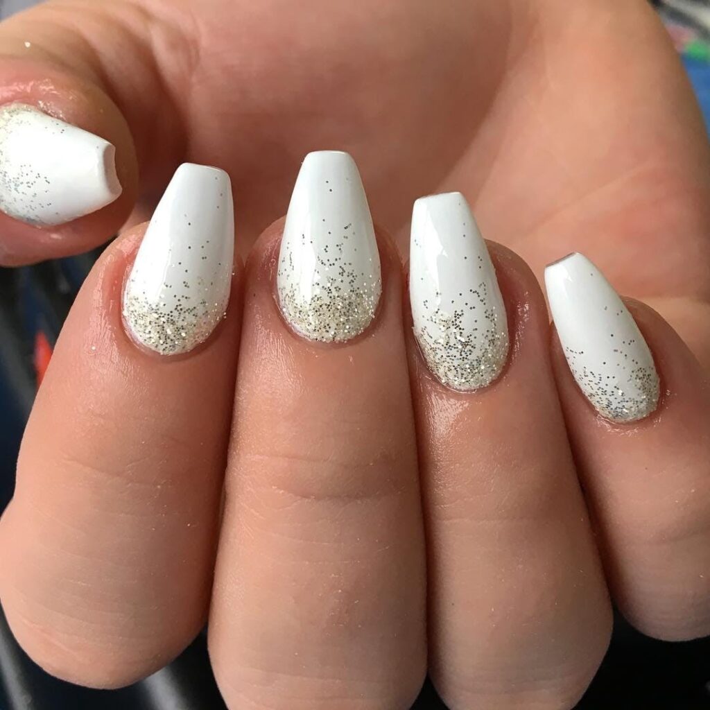 white nails