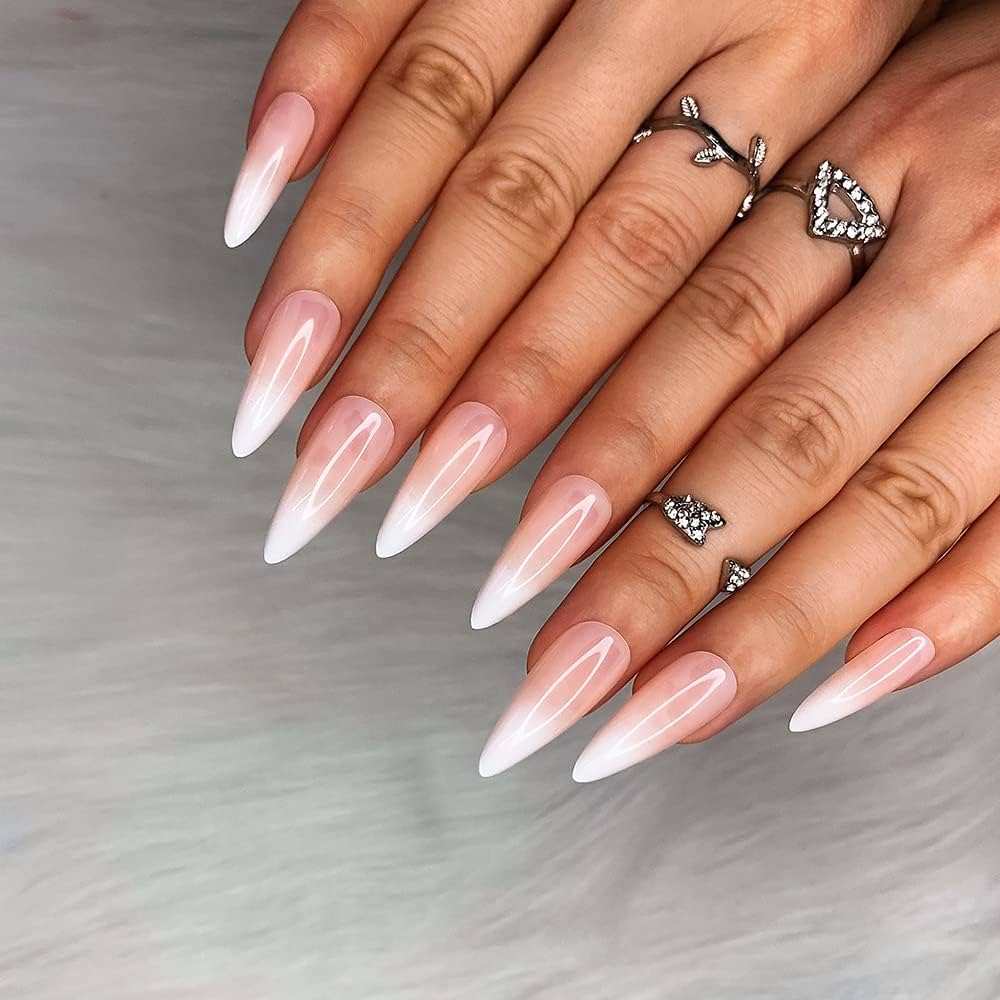 Long Almond Nails