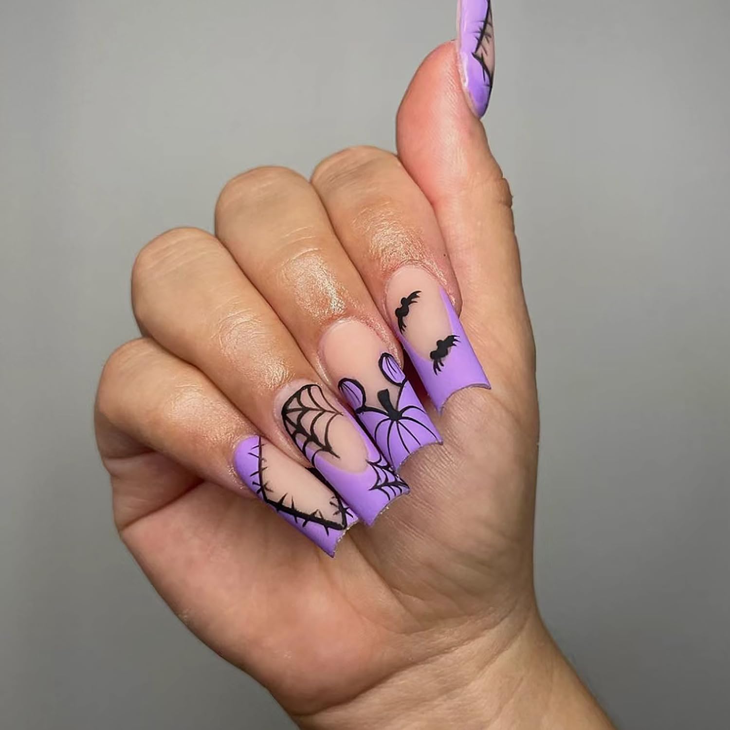 acrylic halloween nails