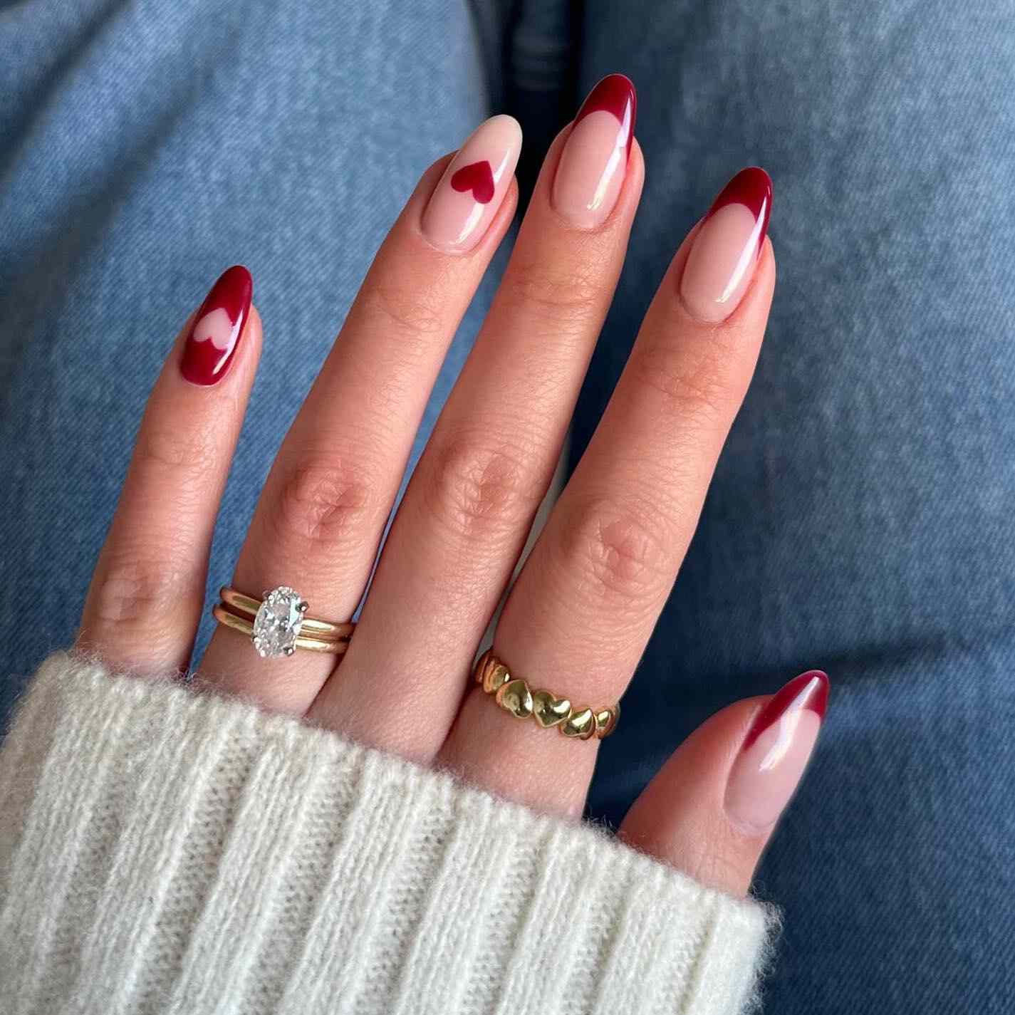 what do red nails mean