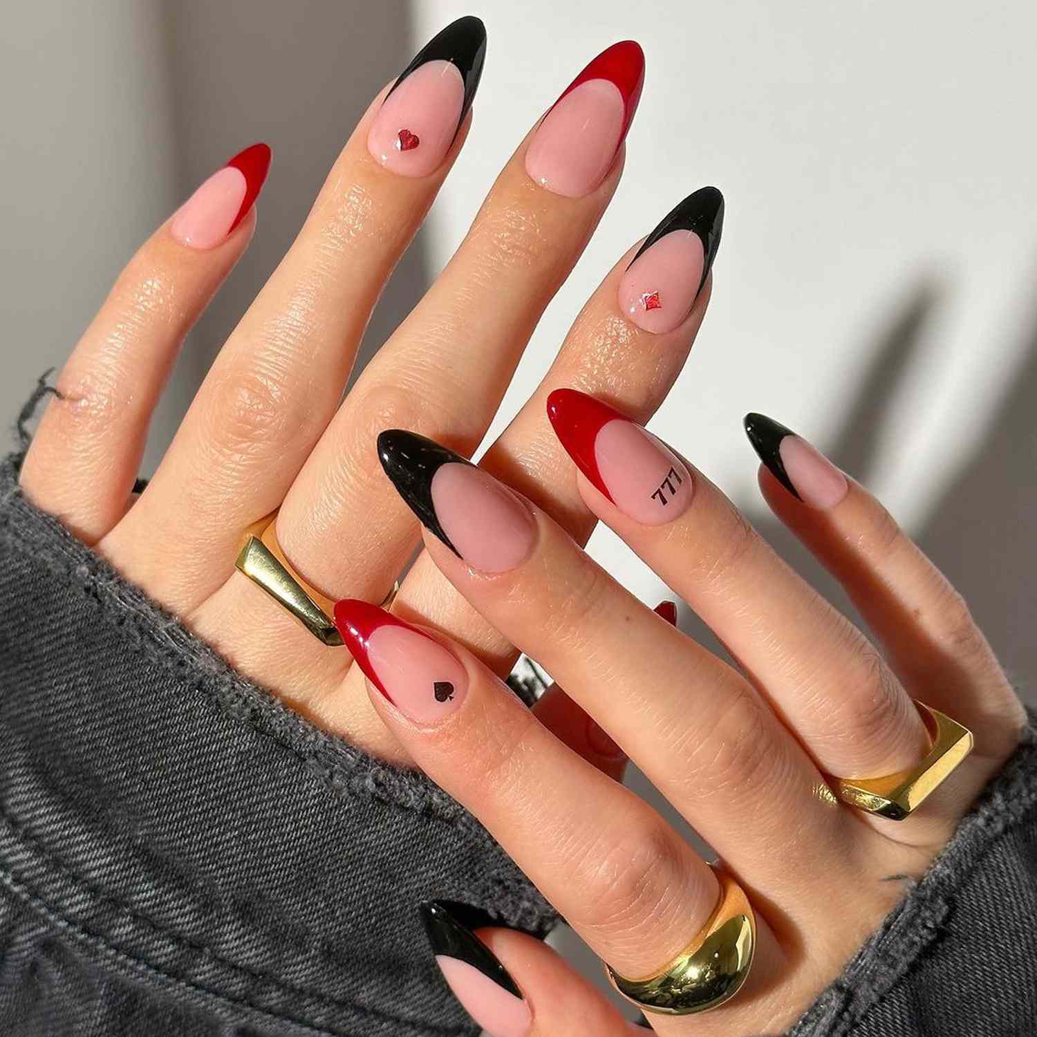 what do red nails mean