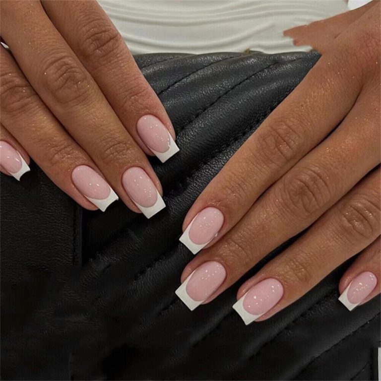 How to french tip nails?